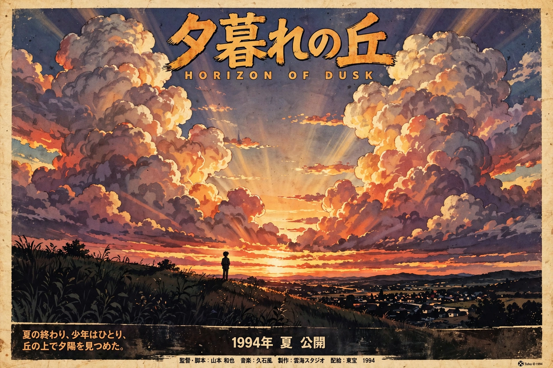 Retro Anime Poster