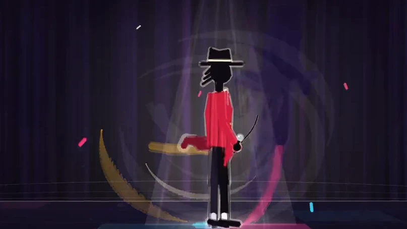 MJ ink dance HTML animation — free lite prompt result